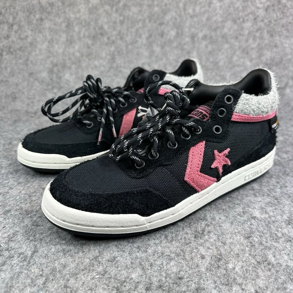 Converse CONS AS-1 Pro Black Pink Cordura Suede Skate Shoes A10586C Mens 4.5 NEW